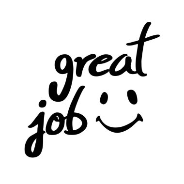 Harika iş iletisinin yaratıcı tasarımı