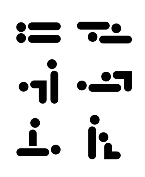 Творческий дизайн символа сексуальной осанки