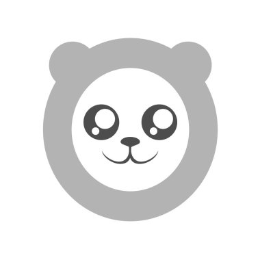 Komik evcil hayvan yüzünün yaratıcı tasarımı