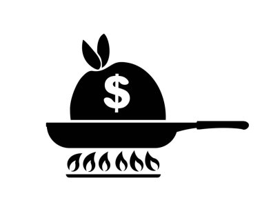 Sıcak para simgesinin yaratıcı tasarımı