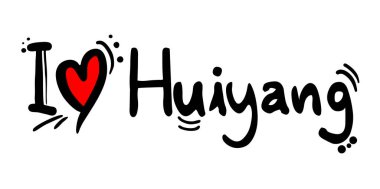 Çin 'in Huiyang şehrinin yaratıcı tasarımı.
