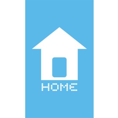 Ev simgesinin yaratıcı tasarımı