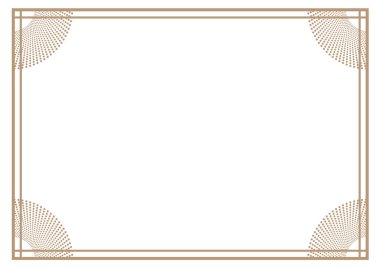 Güzel dekoratif çerçeve tasarımının yaratıcı tasarımı