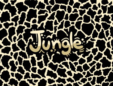 Safari hayvan dokusunun yaratıcı tasarımı