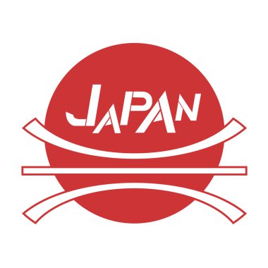 Japonya sembolünün yaratıcı tasarımı