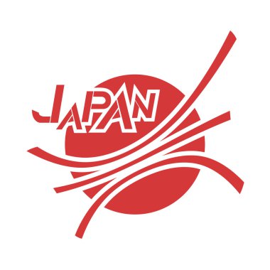 Japonya sembolünün yaratıcı tasarımı