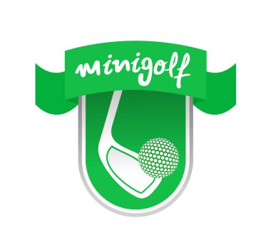 Mini golf kurdelesinin yaratıcı tasarımı