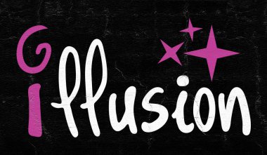 İllüzyon simgesinin yaratıcı tasarımı