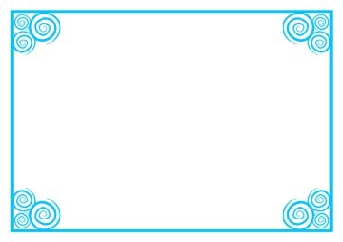 Kenarlık çerçevesinin yaratıcı tasarımı