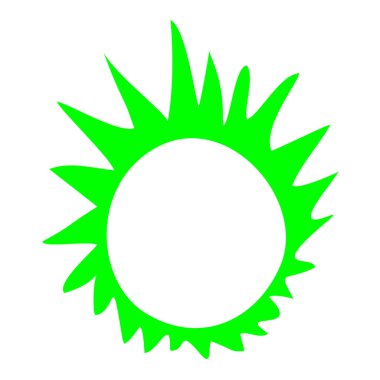 Yaratıcı çember sembolünün yaratıcı tasarımı