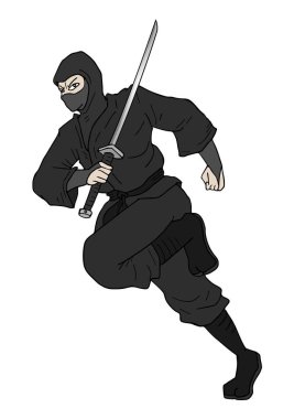 Ninja koşusunun yaratıcı tasarımı