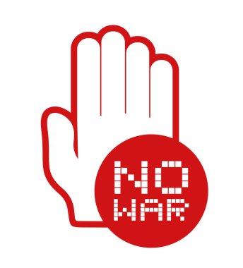 Savaş simgesi olmayan yaratıcı tasarım