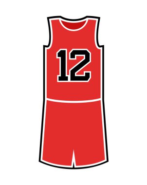 Sepet üniforması çiziminin yaratıcı tasarımı