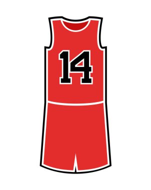 Sepet üniforması çiziminin yaratıcı tasarımı