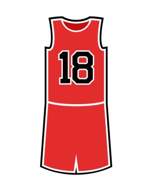 Sepet üniforması çiziminin yaratıcı tasarımı