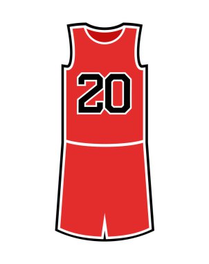 Sepet üniforması çiziminin yaratıcı tasarımı