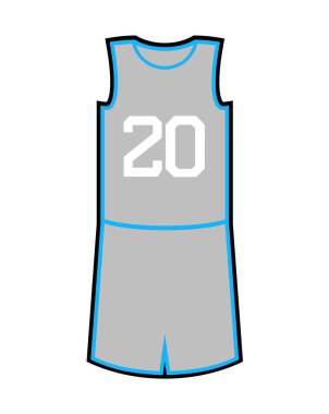 Sepet üniforması çiziminin yaratıcı tasarımı