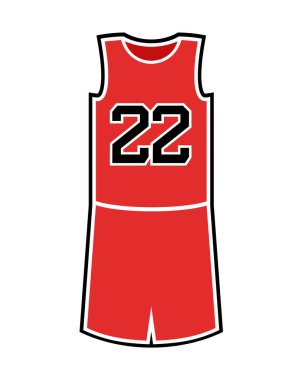 Sepet üniforması çiziminin yaratıcı tasarımı