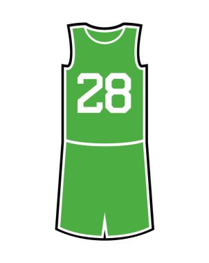 Sepet üniforması çiziminin yaratıcı tasarımı