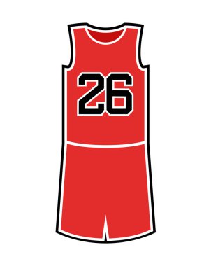 Sepet üniforması çiziminin yaratıcı tasarımı