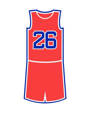 Sepet üniforması çiziminin yaratıcı tasarımı