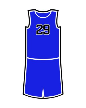 Sepet üniforması çiziminin yaratıcı tasarımı