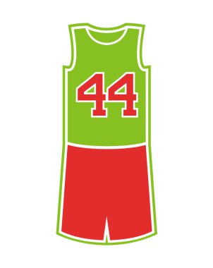 Sepet üniforması çiziminin yaratıcı tasarımı