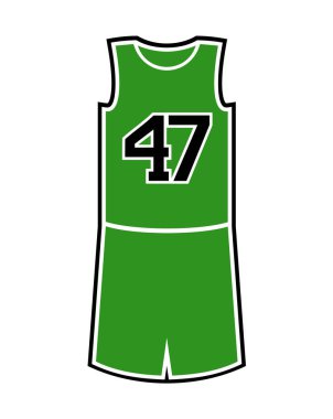 Sepet üniforması çiziminin yaratıcı tasarımı