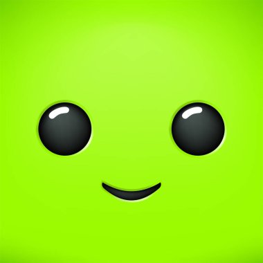 Gülümseyen yüz tasarımının yaratıcı tasarımı