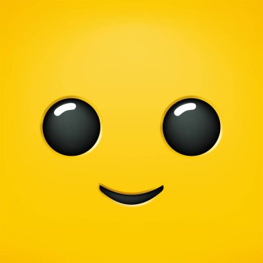 Gülümseyen yüz tasarımının yaratıcı tasarımı