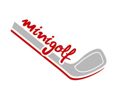 Minigolf spor simgesinin yaratıcı tasarımı