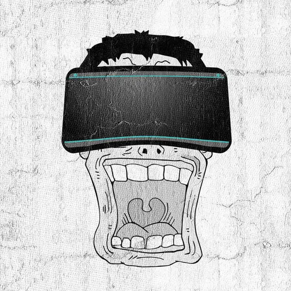 Sanal gerçeklik ifadesinin güzel bir görüntüsü