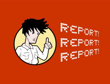 Rapor iletisinin güzel resmi