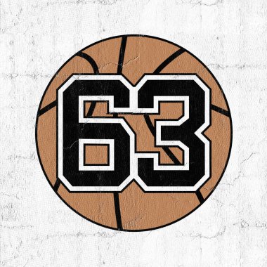 63 numaralı basketbol sembolünün orijinal görüntüsü.