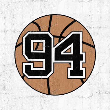 94 numaralı basketbol topunun orijinal görüntüsü.