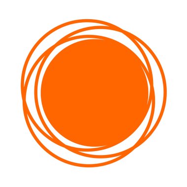 Yaratıcı çember sembolünün yaratıcı tasarımı