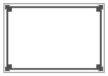 Güzel dekoratif çerçeve tasarımının yaratıcı tasarımı