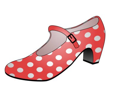 Polka ayakkabısının yaratıcı tasarımı