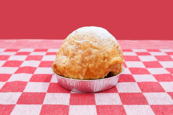 Apple dumpling . Puff pastry with baked apple. \'Lost Monday\'.