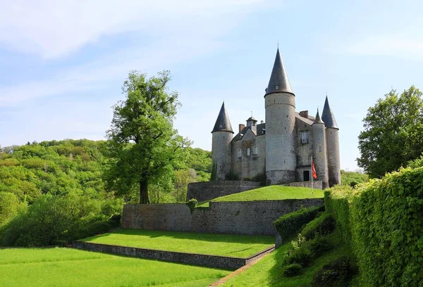 Beautiful Castle Vves Houyet Belgium — Stock Photo, Image