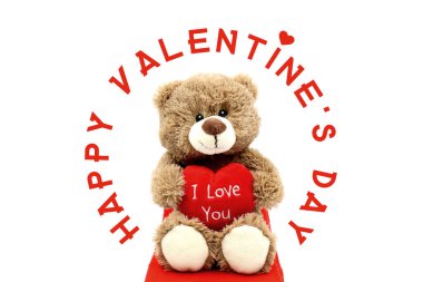 Sevgililer Günü kartında 