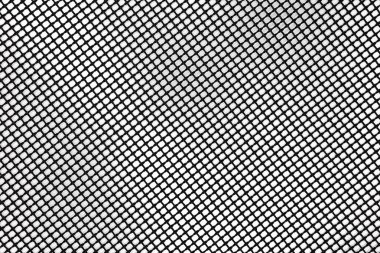 Siyah beyaz kareli dokular. Izgarasız ızgara paspası yakın çekim için..