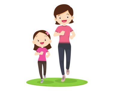 Mutlu Aile Spor Faaliyetleri. Anne, baba ve çocuk evde sabah egzersizi yapıyor. Baba, Anne ve Küçük Oğul Spor Salonu, Sağlıklı Yaşam Tarzı