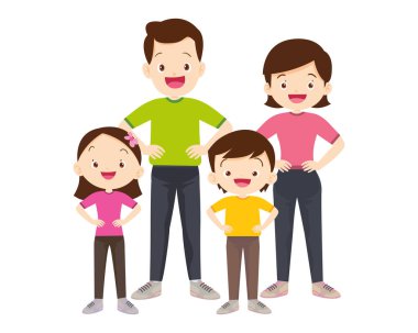 Mutlu Aile Spor Faaliyetleri. Anne, baba ve çocuk evde sabah egzersizi yapıyor. Baba, Anne ve Küçük Oğul Spor Salonu, Sağlıklı Yaşam Tarzı