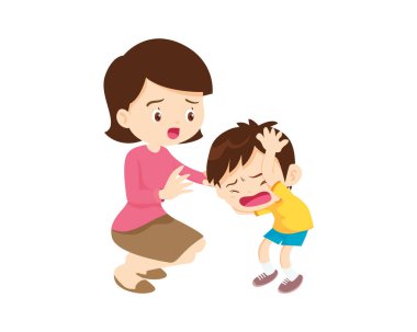 Aileleri olan üzgün çocukları teselli etmek