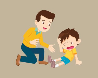 Aileleri olan üzgün çocukları teselli etmek