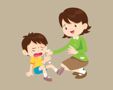 Üzgün çocukların aileleri ya da öğretmenleriyle ağlaması rahatlatıcı.