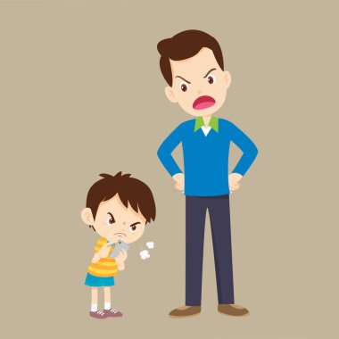 Aile, bağımlı telefona kızıyor.