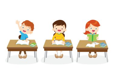 sınıftaki öğrenciler ve öğretmenler eğitim kavramını öğreniyorlar