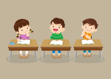 sınıftaki öğrenciler ve öğretmenler eğitim kavramını öğreniyorlar